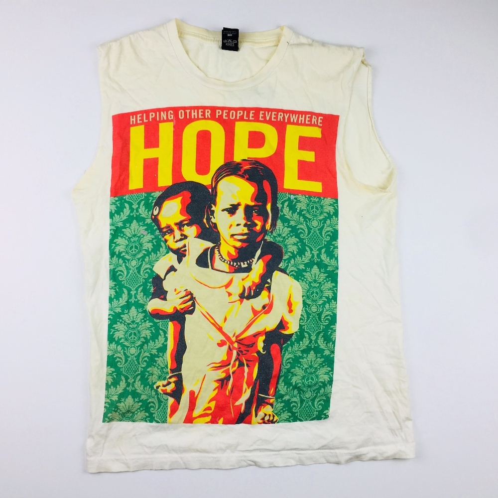 OBEY Streetwear Hope Full Graphic Cut Off Shirt